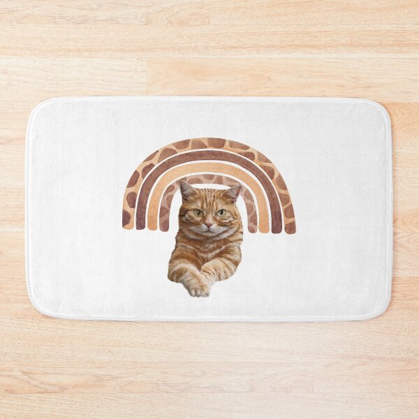 Item preview, Boho Rainbow Cat designed and sold by HappyLifeCreate.