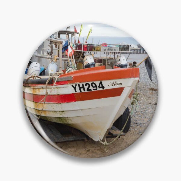 Item preview, Fishing boat on Cromer Beach, North Norfolk Coast designed and sold by yackers1.