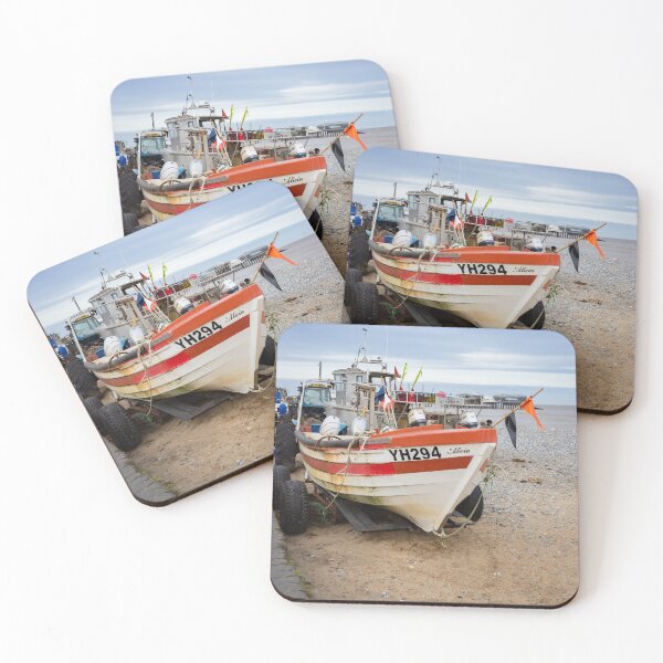 Item preview, Fishing boat on Cromer Beach, North Norfolk Coast designed and sold by yackers1.