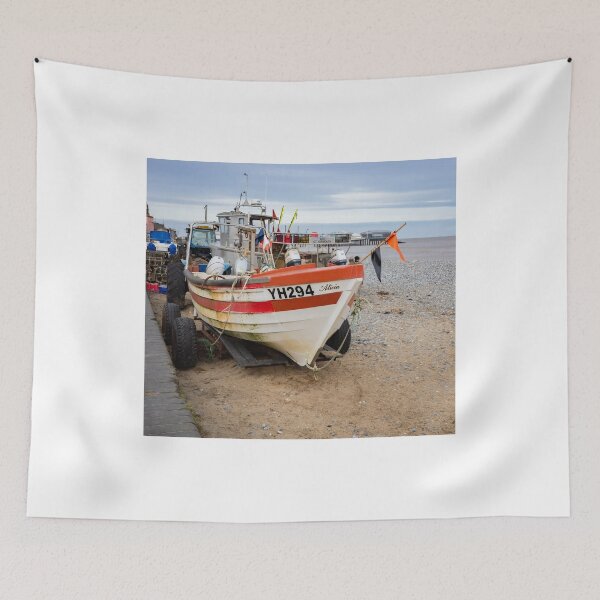 Item preview, Fishing boat on Cromer Beach, North Norfolk Coast designed and sold by yackers1.