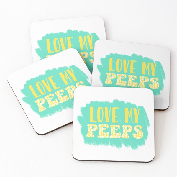 Item preview, Love my peeps, Easter Peeps, bunny, yellow designed and sold by FreckledBliss.