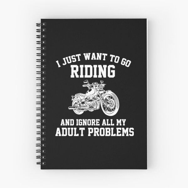 Item preview, motorcycle squad I just want to go riding and ignore all my adult problems gift biker  Moto Cross Funny sarcastic Rude Offensive saying, boyfriend girlfriend designed and sold by joygift369.