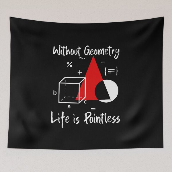 Item preview, Funny Mathematics and Geometry - Without Geometry Life is pointless designed and sold by laiwole.