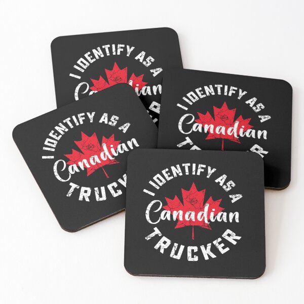 Item preview, I Identify As A Canadian Trucker Support Freedom Convoy 2022 Retro designed and sold by Fleyshop.