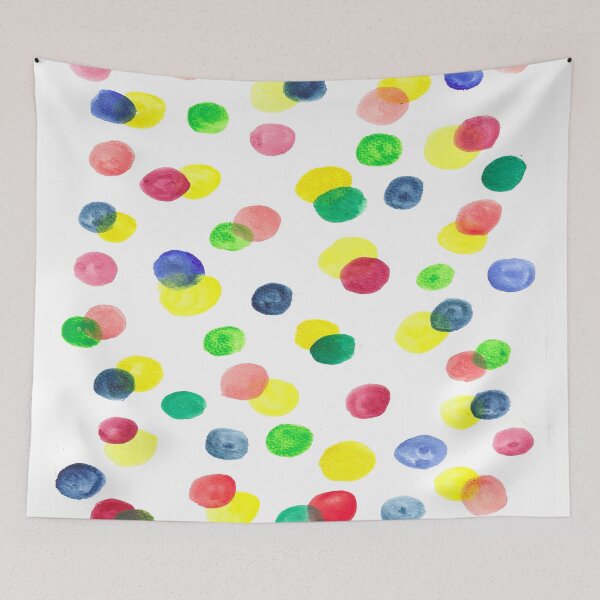 Item preview, Happy and bright Watercolor Rainbow Dots designed and sold by KatieDiamondArt.