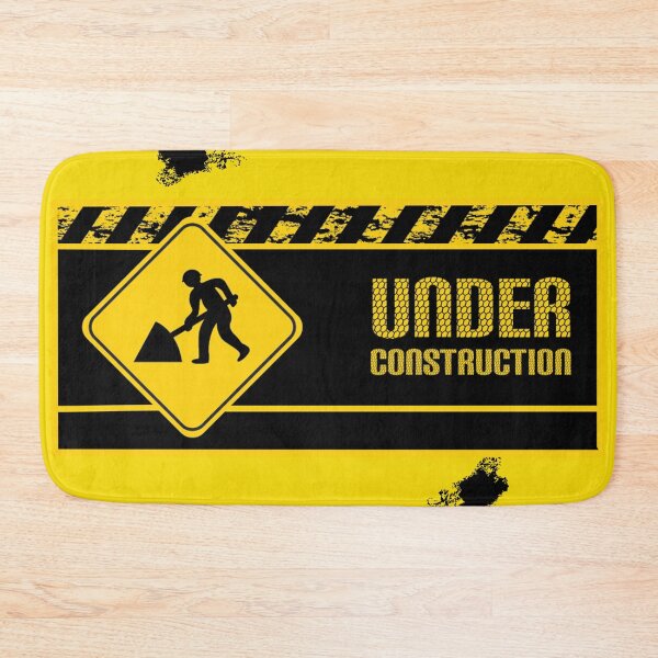 Item preview, Under Construction in yellow and black designed and sold by GOTOCREATE.