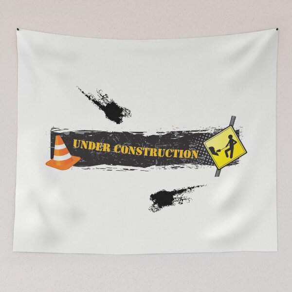 Item preview, Under Construction design designed and sold by GOTOCREATE.