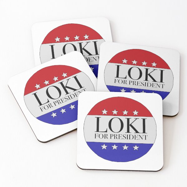 Item preview, Loki for president designed and sold by wildlywhimsical.