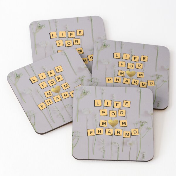 Item preview, PharmD mom for life letter blocks yellow theme pharmacist mom designed and sold by vietmix.