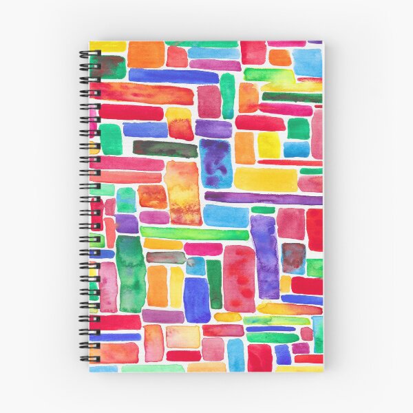 Item preview, Happy and bright Watercolor Rainbow Blocks designed and sold by KatieDiamondArt.