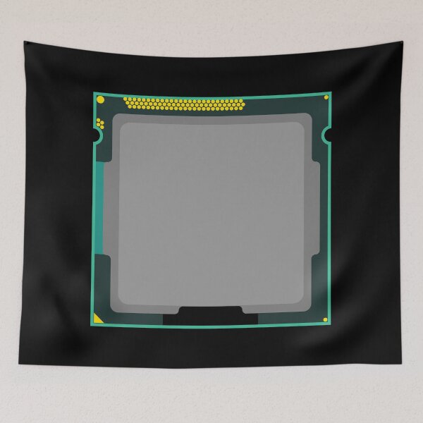 Item preview, cpu processor intel core chip hardware for computer pc motherboard technology element illustration graphic  computer nerd computer freak, hacker designed and sold by Marcin Adrian.