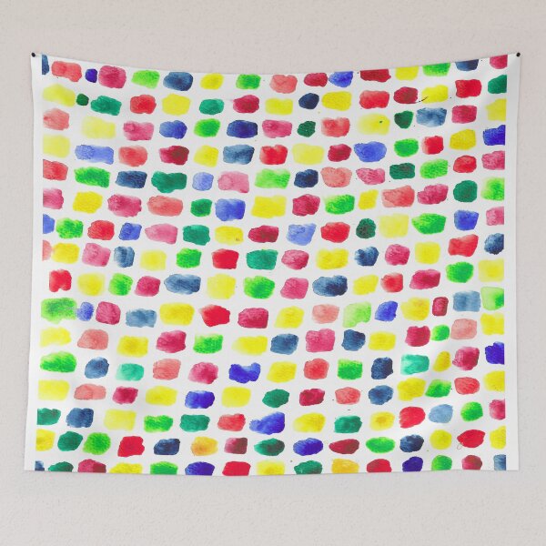 Item preview, Happy and bright Watercolor Rainbow Blocky  designed and sold by KatieDiamondArt.