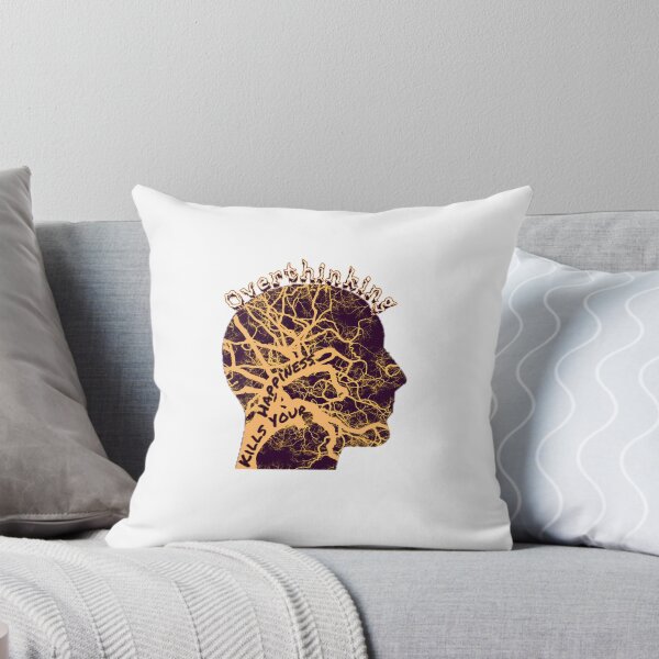 Item preview,  Warning Overthinking Kills Your Happiness  designed and sold by Topiest.