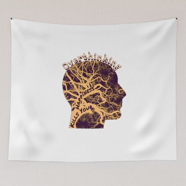 Item preview,  Warning Overthinking Kills Your Happiness  designed and sold by Topiest.