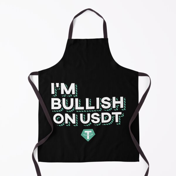 Item preview, Bullish on USDT - I'm Bullish on TETHER Cryptocurrency Coin designed and sold by TeeTimeShirts.