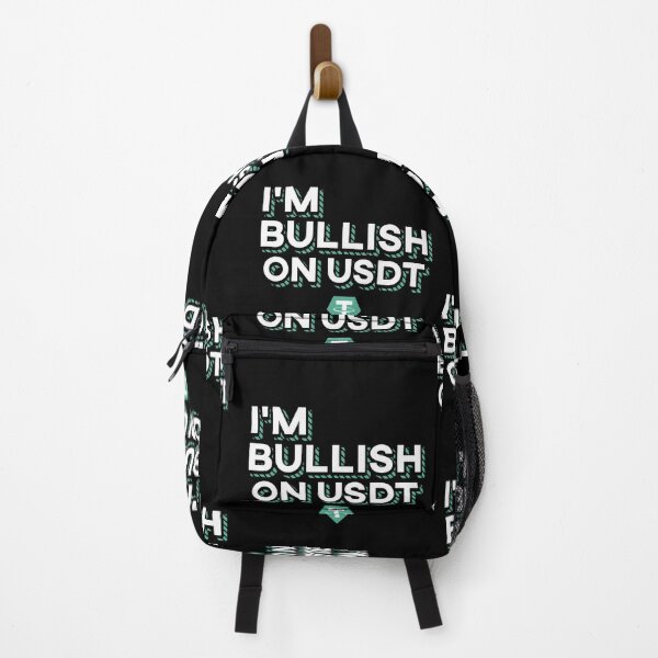 Item preview, Bullish on USDT - I'm Bullish on TETHER Cryptocurrency Coin designed and sold by TeeTimeShirts.