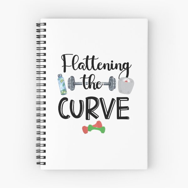 Item preview, Flattening the Curve-fitness gift for men and women designed and sold by BRtisticDesigns.