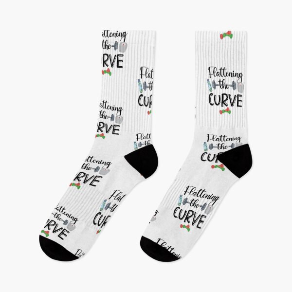 Item preview, Flattening the Curve-fitness gift for men and women designed and sold by BRtisticDesigns.
