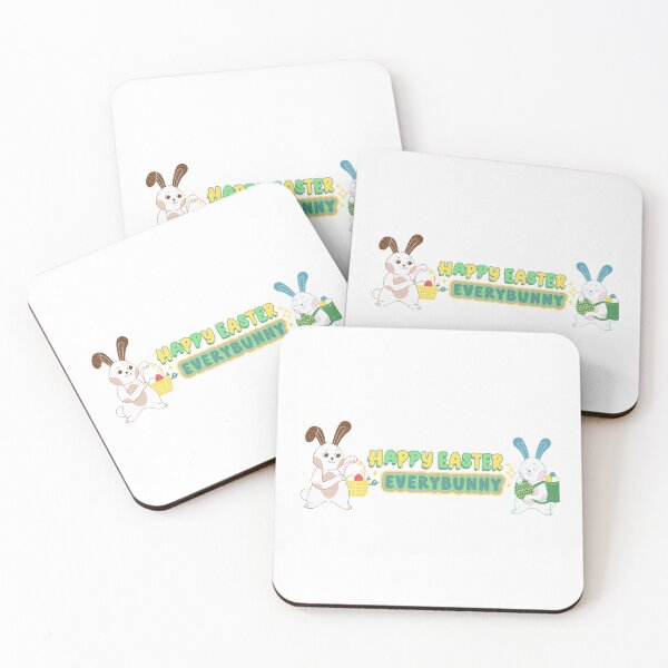 Item preview, Happy Easter Everybunny - Cute Adorable Easter Bunnies Carrying Easter Eggs designed and sold by universegrace.