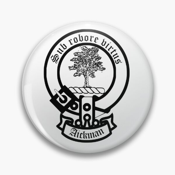 Item preview, Aickman Scottish Clan Surname crest designed and sold by BagTown Clans.