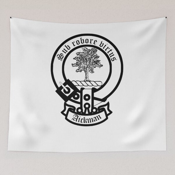 Item preview, Aickman Scottish Clan Surname crest designed and sold by BagTown Clans.