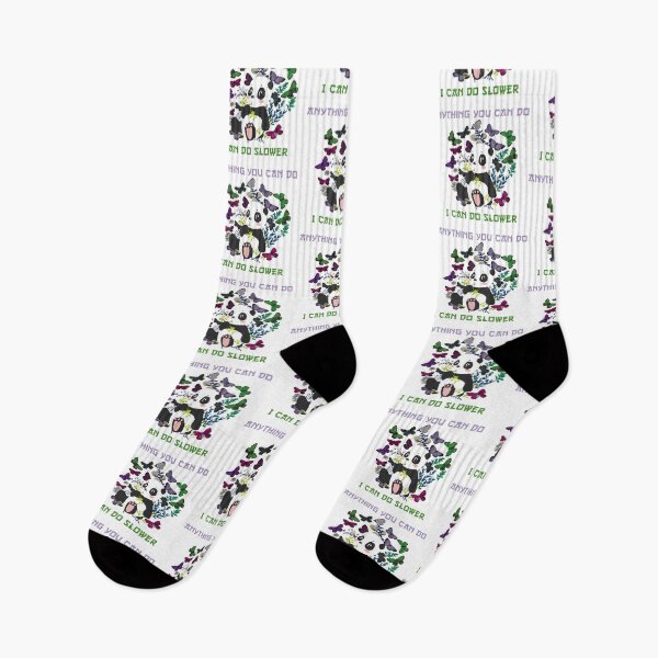 Item preview, Anything you can do i can do slower funny quote design with panda designed and sold by SoniaCoteStudio.