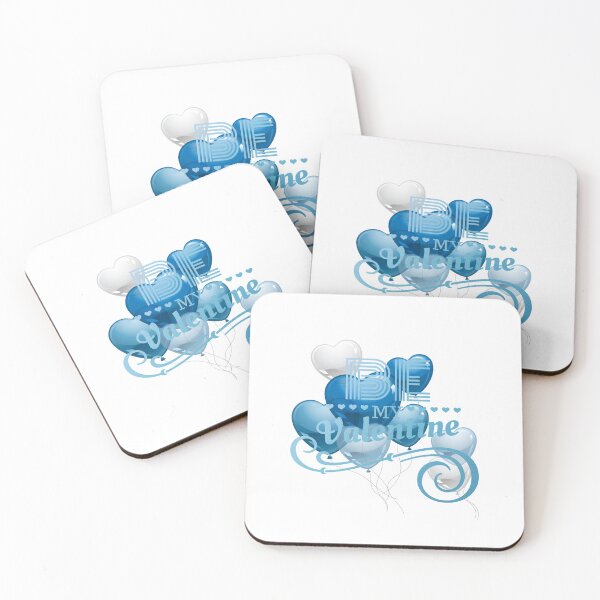 Item preview, “Be My Valentine” Balloon Love (Blue) designed and sold by PawsitiveMum.