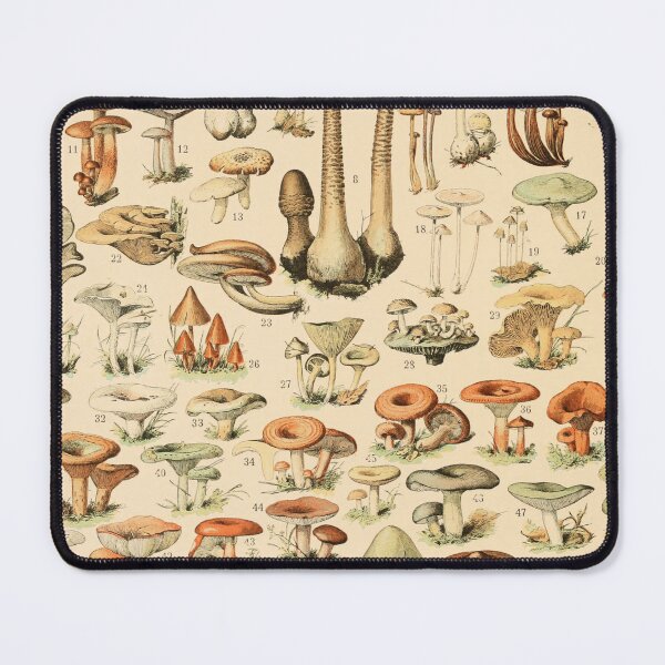 Item preview, Vintage Mushroom Chart - Adolphe Millot designed and sold by ind3finite.