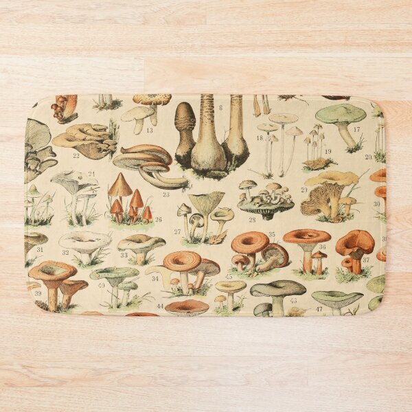 Item preview, Vintage Mushroom Chart - Adolphe Millot designed and sold by ind3finite.