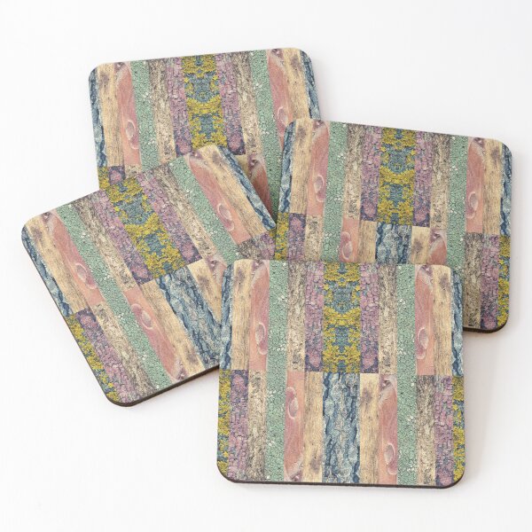 Item preview, Colorful Bark Textures Closeup Abstract Design designed and sold by lordyswiss.