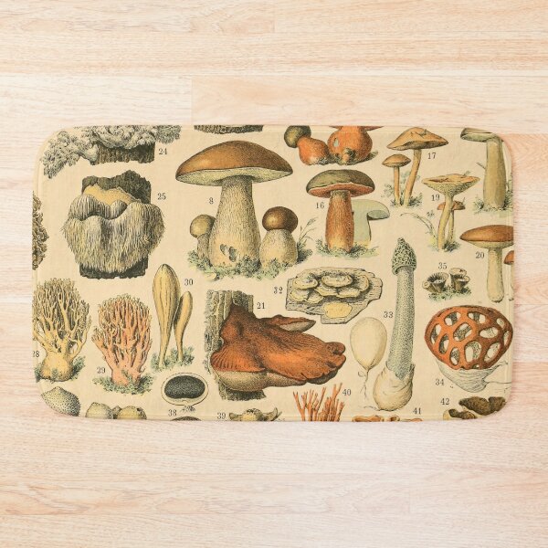 Item preview, Vintage Mushroom Chart - Adolphe Millot designed and sold by ind3finite.