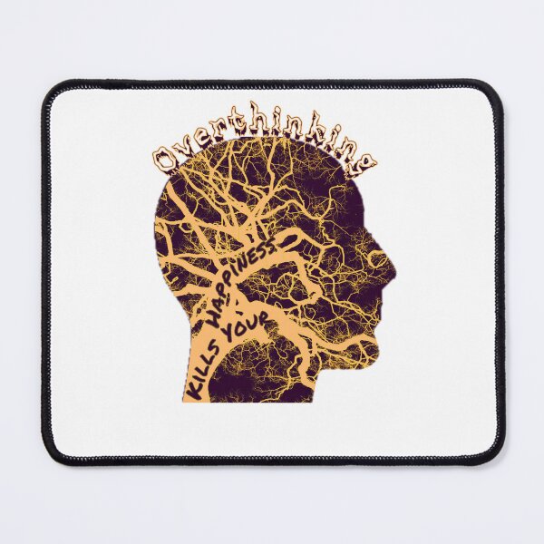 Item preview, Warning Overthinking Kills Your Happiness designed and sold by Topiest.