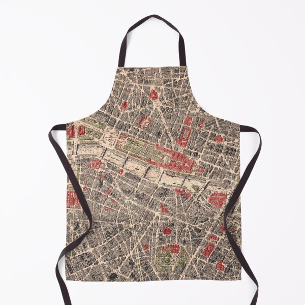 Item preview, Vintage Map of Paris designed and sold by Gin  Neko.
