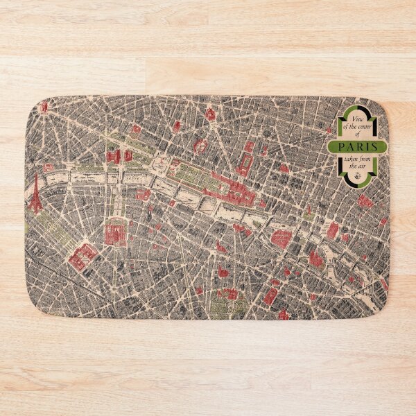 Item preview, Vintage Map of Paris designed and sold by Gin  Neko.