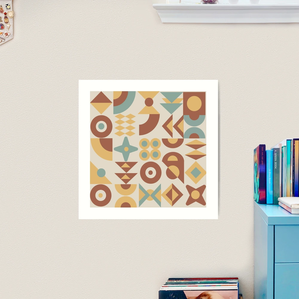 Mid-Century Modern - MCM - Neo Geo - Vintage Geometric Pattern