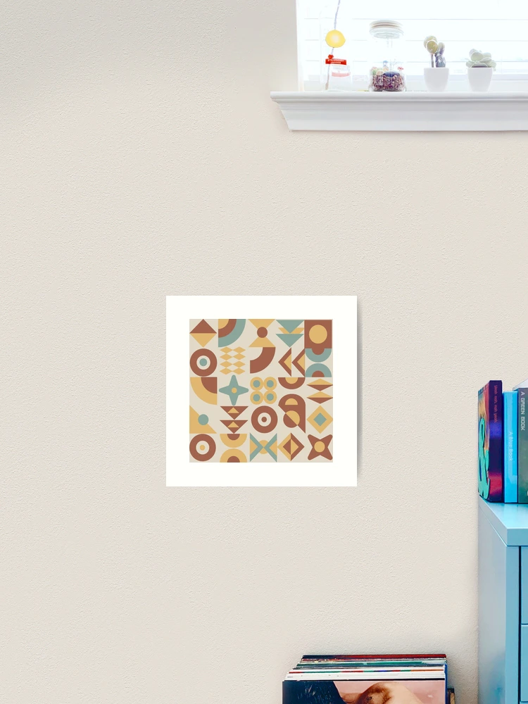 Mid-Century Modern - MCM - Neo Geo - Vintage Geometric Pattern