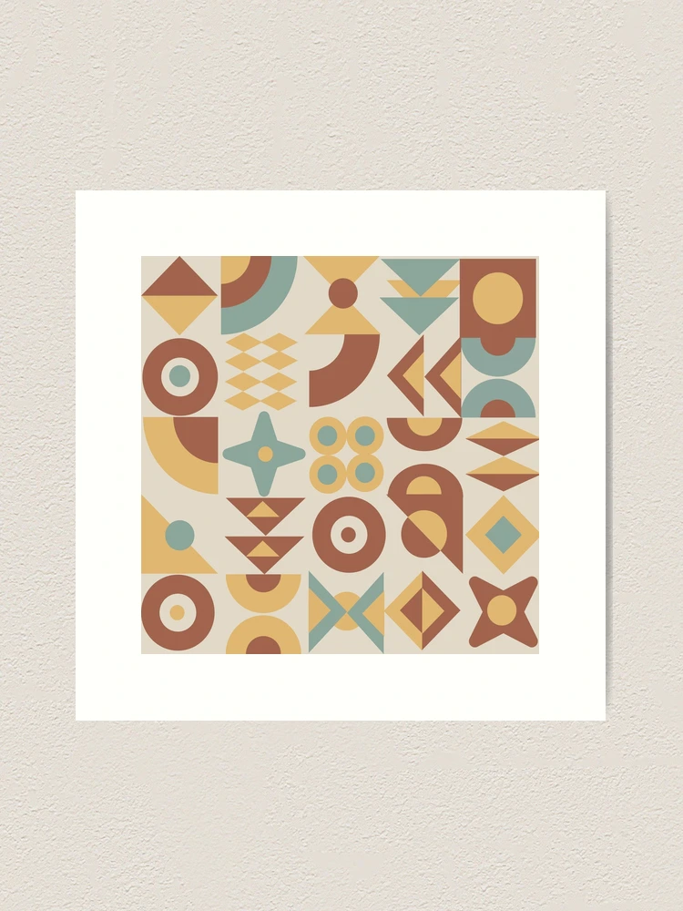 Mid-Century Modern - MCM - Neo Geo - Vintage Geometric Pattern