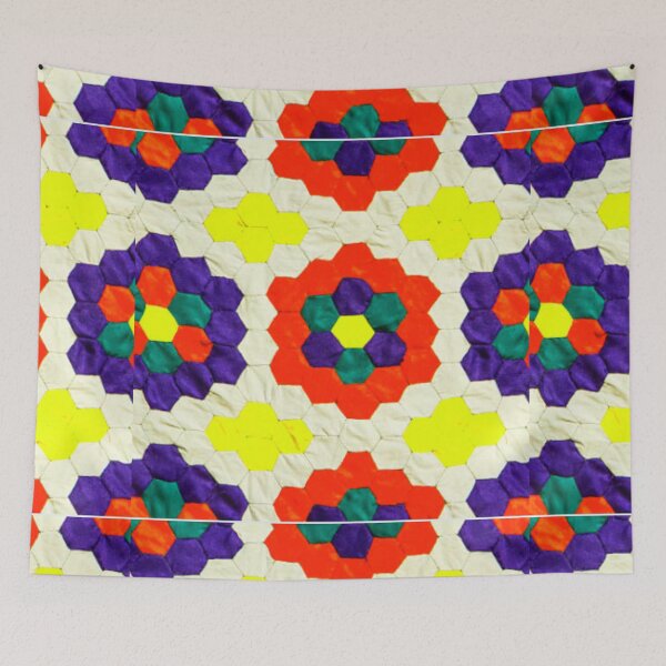 Item preview, Colorful handmade fabric designed and sold by DigitalChickHub.