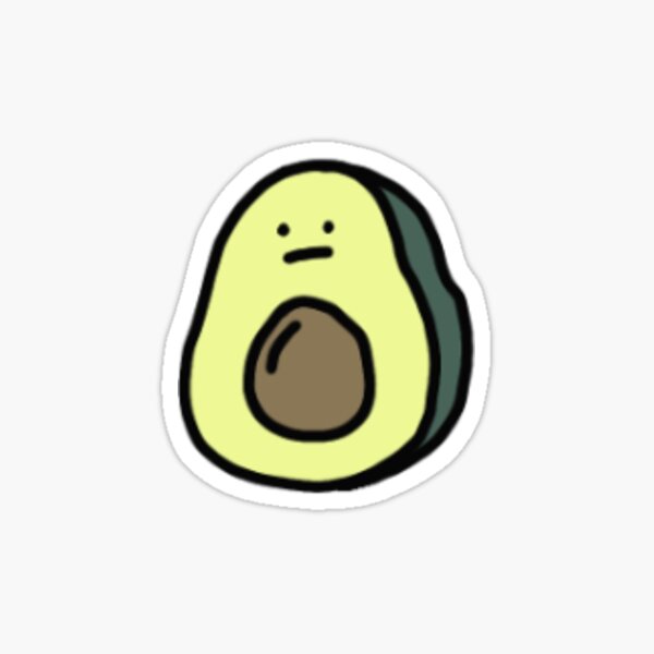 Guacamole the Avocado Cow Nugget - Cute Kawaii Vinyl Sticker | Laptop  Sticker | Water bottle Sticker | Waterproof Sticker Decal | Gift