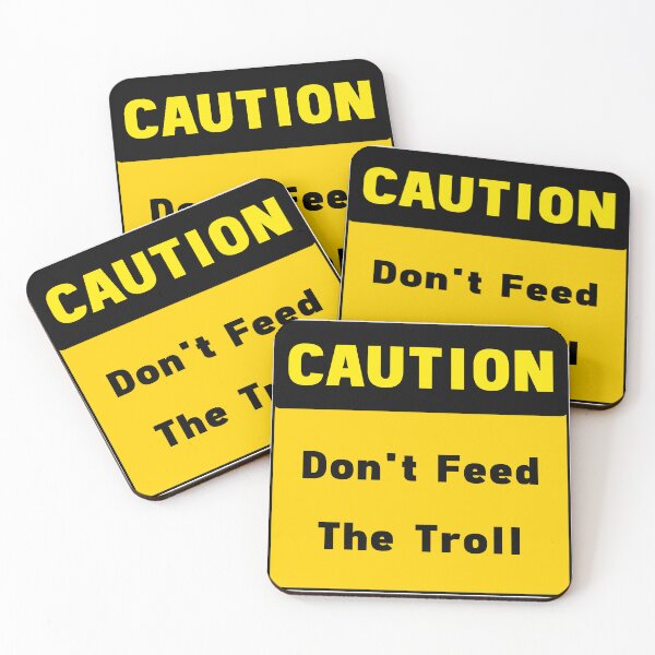 Item preview, Caution. Dont Feed The Troll Sign designed and sold by AngeloDeVal.