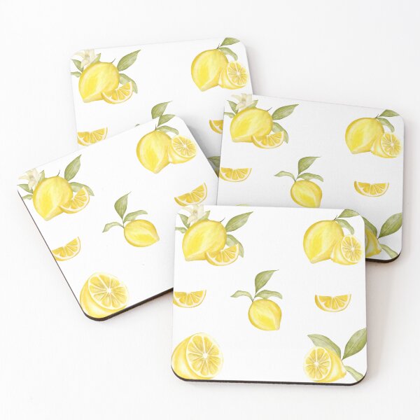Item preview, Watercolor Lemon Slices, Lemons and Lemon Leaves  designed and sold by silviaol.