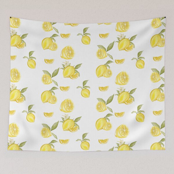 Item preview, Watercolor Lemon Slices, Lemons and Lemon Leaves  designed and sold by silviaol.