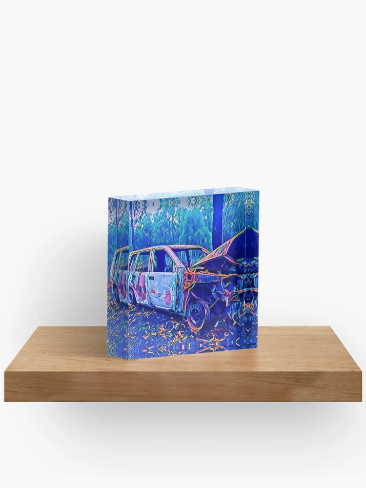 Thumbnail 2 of 5, Acrylic Block, Rusting Memories designed and sold by RandaRubyRed.
