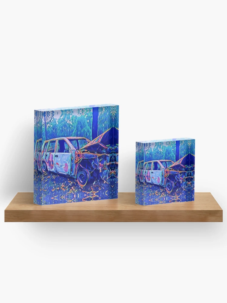 Thumbnail 3 of 5, Acrylic Block, Rusting Memories designed and sold by RandaRubyRed.