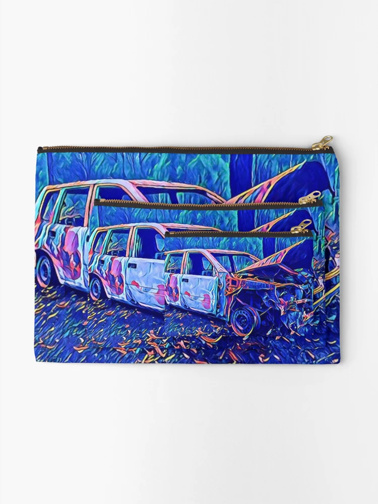 Thumbnail 2 of 4, Zipper Pouch, Rusting Memories designed and sold by RandaRubyRed.