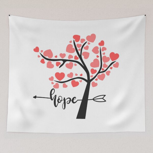 Item preview, "Hope arrow going through a tree of hearts" designed and sold by ChristinesCo.