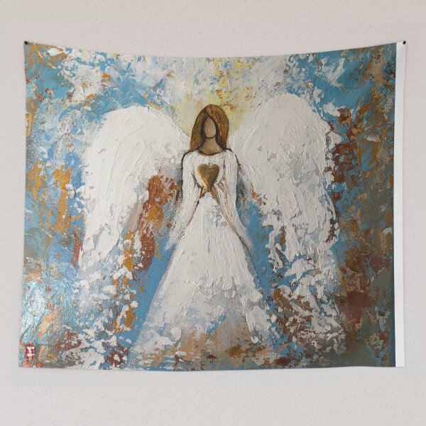 Item preview, Angel with heart designed and sold by Roy & Tiffany.