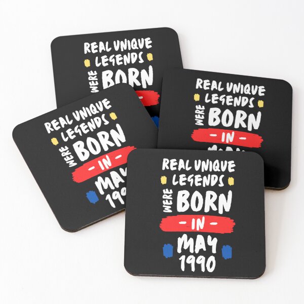 Item preview, legendary are born in may | real unique legends were born |  | unique born in 1990 | b-day 1990 designed and sold by wear4gamers.