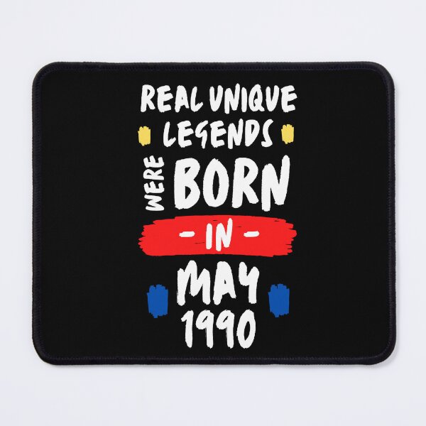 Item preview, legendary are born in may | real unique legends were born |  | unique born in 1990 | b-day 1990 designed and sold by wear4gamers.