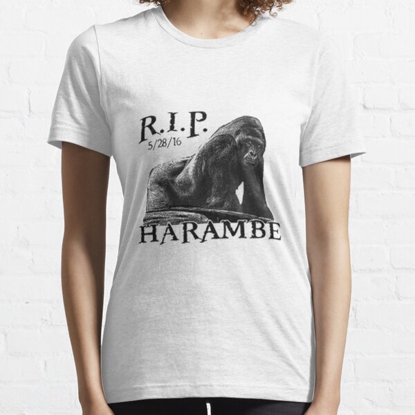 PMT Harambe T-shirt, rip Harambe Essential T-Shirt for Sale by